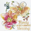 Image of Design Works Crafts Family Blessings Cross Stitch Kit