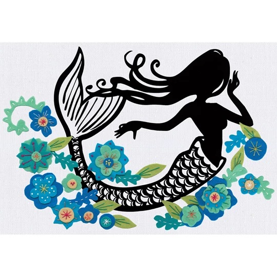 Image 1 of Design Works Crafts Mermaid Silhouette Craft Kit