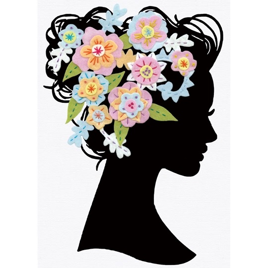 Image 1 of Design Works Crafts Beauty Silhouette Craft Kit