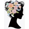 Image of Design Works Crafts Beauty Silhouette Craft Kit
