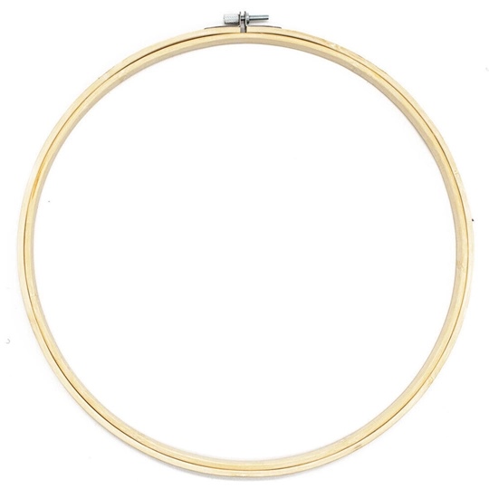 Image 1 of Peak Dale Products Bamboo Embroidery Hoop 30cm (12 inch) Frame