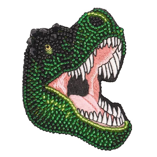 Image 1 of Klart Tyrannosaurus Brooch Embroidery Kit