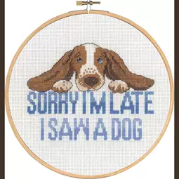 Permin Sorry Dog Cross Stitch Kit
