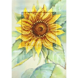 Orchidea Sunflower Card Cross Stitch Kit