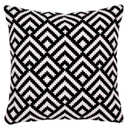 Collection D'Art Black and White Cushion Cross Stitch Kit