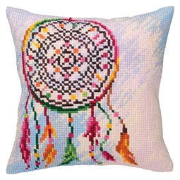 Collection D'Art Dreamcatcher Cushion Cross Stitch Kit