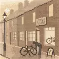 Image of Heritage Bike Shop - Evenweave Cross Stitch Kit