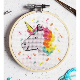 The Make Arcade Magical Unicorn Cross Stitch Kit