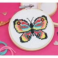Image of The Make Arcade Butterfly Cross Stitch Kit