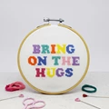 Image of The Make Arcade Bring on the Hugs Cross Stitch Kit