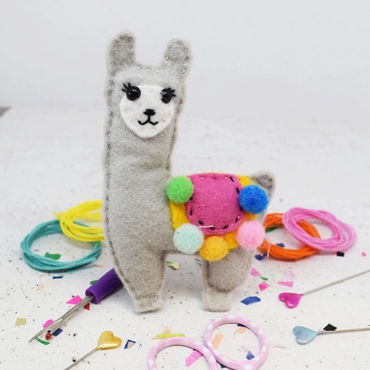 Image 1 of The Make Arcade Lenny Llama Craft Kit