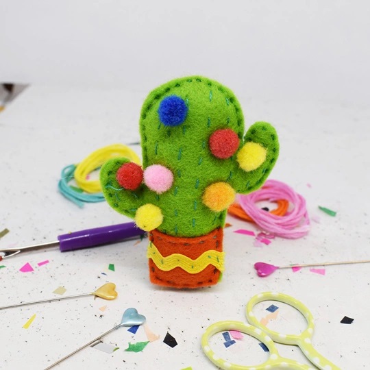 Image 1 of The Make Arcade Kitsch Cactus Craft Kit