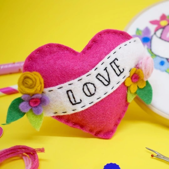 Image 1 of The Make Arcade LOVE Heart Craft Kit