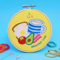 Image of The Make Arcade Breakfast Time! Embroidery Kit