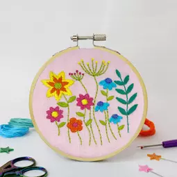 The Make Arcade Meadow Embroidery Kit