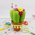 Image of The Make Arcade Prickly Cactus Pin Cushion Craft Kit