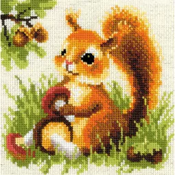 RIOLIS Squirrel Cross Stitch Kit