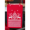 Image of Vervaco Reindeer Table Runner Christmas Cross Stitch Kit
