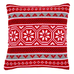 Vervaco Christmas Crystal Motif Cushion Cross Stitch Kit