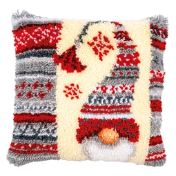 Vervaco Christmas Elf Latch Hook Latch Hook Cushion Kit