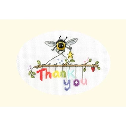 Bothy Threads Bee-ing Thankful Cross Stitch Kit