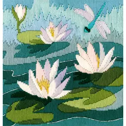 Derwentwater Designs Water Lilies Long Stitch Kit