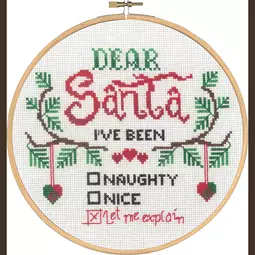 Permin Dear Santa Christmas Cross Stitch Kit
