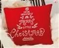 Image of Permin Have Yourself a Merry Cushion Christmas Cross Stitch Kit