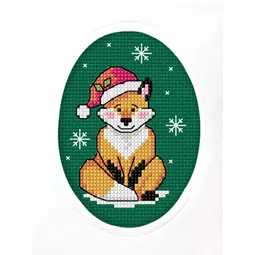 Christmas Fox Card