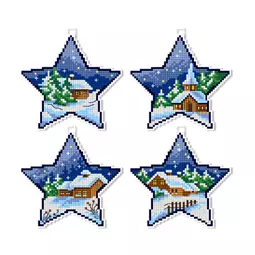 Winter Star Ornaments