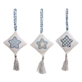 Image of Anchor Ice Blue Star Ornaments Christmas Cross Stitch Kit