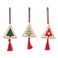 Image of Anchor Green and Red Tree Ornaments Christmas Cross Stitch Kit