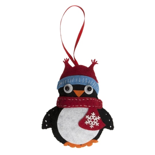 Image 1 of Trimits Penguin Felt Decoration Christmas Craft Kit