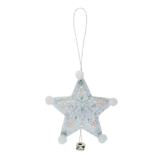 Image 1 of Trimits Star Felt Decoration Christmas Craft Kit