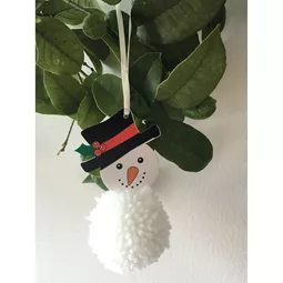 Trimits Snowman Pom Pom Decoration Christmas Craft Kit