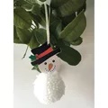 Image of Trimits Snowman Pom Pom Decoration Christmas Craft Kit