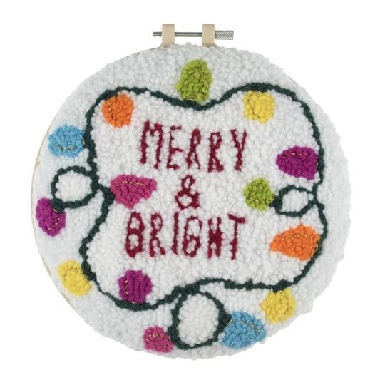 Image 1 of Trimits Merry and Bright Punch Needle Kit