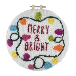 Trimits Merry and Bright Punch Needle Kit