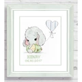 Image of Luca-S New Baby with Frame Birth Sampler Cross Stitch Kit