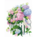 Image of RIOLIS Hydrangea Garden Cross Stitch Kit