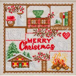 VDV Merry Christmas Cross Stitch Kit