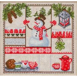 VDV Happy Holidays Christmas Cross Stitch Kit