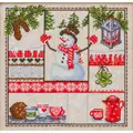 Image of VDV Happy Holidays Christmas Cross Stitch Kit