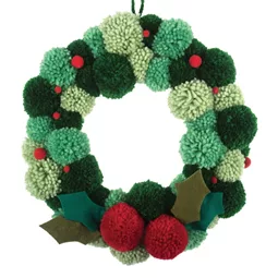 Trimits Pom Pom Wreath Christmas Craft Kit