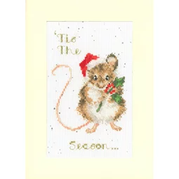 Bothy Threads 'Tis The Season Christmas Card Making Christmas Cross Stitch Kit