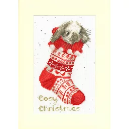 Bothy Threads Cosy Christmas Christmas Card Making Cross Stitch Kit