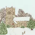 Image of Bothy Threads Country Church Christmas Cross Stitch Kit