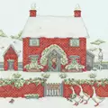 Image of Bothy Threads Christmas Cottage Cross Stitch Kit