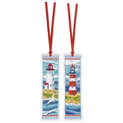 Vervaco Lighthouse Bookmarks - Set of 2 Cross Stitch Kit
