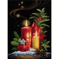 Image of RIOLIS Christmas Light Cross Stitch Kit
